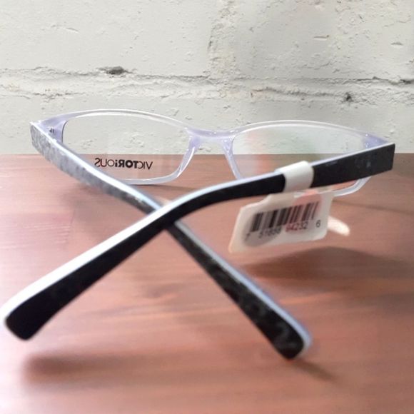 NEW Victorious, Eyeglass frame, Prescription-ready lavender glasses, 51-16-135 - Picture 4 of 6